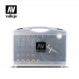 72.871 Basic Game Air Paint Set in Plastic Storage Case (28 Colors  Thinner  Cleaner & Airbrush w/Hose)