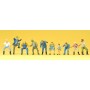 People Working -- Tractor Drivers pkg(10) Scale HO