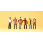 Modern Workmen -- With Warning Vests pkg(6) Scale HO