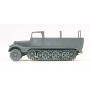 Former German Army WWII SdKfz 11 Series Medium Half-Track (Plastic Kit) -- Open Version - Gray Scale HO