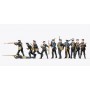 Military - Soviet Union 1941-43 - Unpainted Figures -- Marine Light Infantry pkg(11) Scale HO