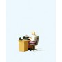 Secretary At Her Desk Scale HO
