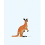 Animal -- Kangaroo Scale HO