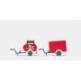 Emergency Vehicle Ziegler -- 2B/2C w/Hose Trailer Scale HO