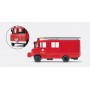 Emergency Vehicle Mercedes -- 408 D Fire De693ment Squad Truck Scale HO