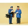 Pedestrians 1/24 Scale -- Letter Carrier and Letter Recipient Scale G