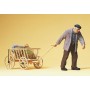 Pedestrians -- Man Pulling Hand Cart Scale G
