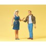 Pedestrians -- Passers-by Man and Woman Scale G