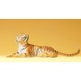 Wild Animal Figures, 1/24 - 1/25 Scale -- Tiger Lying Down Scale 1/25