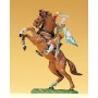 Norman Warrior Figures 1/25 Scale -- Soldier On Rearing Horse w/Sword Scale 1/25