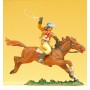 Wild West Figures - Cowboys and Trappers 1/25 Scale -- Mounted Cowboy Throwing Rope Scale 1/25
