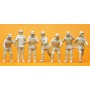 German Firefighters, Unpainted 1/24 Scale -- Working Scale 1/24