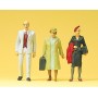 Painted Figure Sets no. 1 Gauge (1/32 or 3/8" Scale) -- Standing Passengers no. 2 Scale I