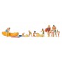 Leisure Time at the Lake with Small Boat pkg(9) Scale HO