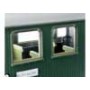 2nd-3rd Class Wood Coach - Ready to Run -- Saxon State Railroad (Era I, green, black)