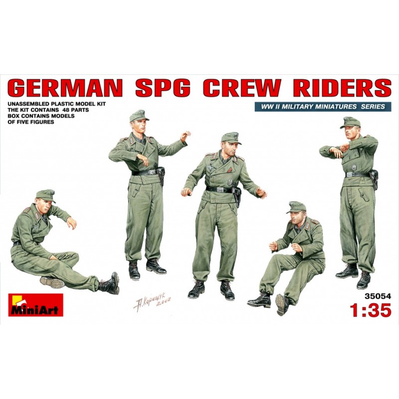 35054 MiniArt German SPG Crew Riders (1/35)