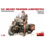 35168 MiniArt U.S.Millitary Policeman with Motorcycle (1/35)