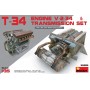 35205 MiniArt T-34 Engine(V-2-34) & Transmission Set