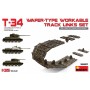 35207 MiniArt T-34 Wafer-Type Workable Track Links Set (1/35)