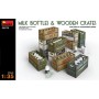 35573 MiniArt Milk Bottles & Wooden Crates (1/35)