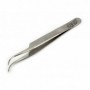 SLANT POINT TWEEZERS, polished, 4.5"