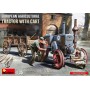 Miniart 1/35 European Agricultural Tractor with Cart