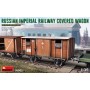 39002 MiniArt Russian Imperial Railway Covered Wagon