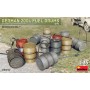 35597 Miniart German 200L Fuel Drum Set WW2 (1/35)