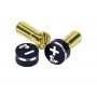 LowPro Bullet Plugs & Grips, 5mm, Black / Black