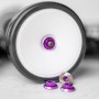 Purple Lockdown M4 Wheel Nuts, 4pcs