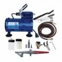 PASH100D Airbrush & Compressor Package: HSET  D500SR  & AC7