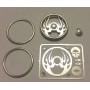 1/24-1/25 Hell Fire Skull Billet Steering Wheel Kit