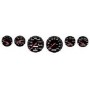 1/24-1/25 Street Rod Gauges no. 2 (Black)