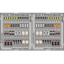 1/32 Aircraft- F16 Placards for HSG (Painted)