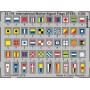 1/350 Ship- International Marine Signal Flags Steel (Painted)