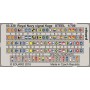 1/700 Ship- Royal Navy Signal Flags Steel (Painted) (D)