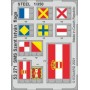 1/350 Ship- SMS Szent Istvan Flags Steel for TSM (Painted) (D)