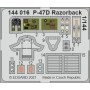 1/144 Aircraft- P47D Razorback for EDU and  PAZ (Painted)