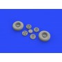 1/32 Aircraft- Spitfire Mk IX Wheels 4-Spoke for RVL (Resin)(D)