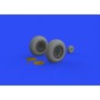 1/32 Aircraft- P40N Wheels for TSM (Mask, Photo-Etch and  Resin)(D)