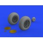 1/32 Aircraft- P40E Wheels for TSM (Mask, Photo-Etch and  Resin)