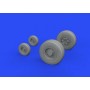 1/32 Aircraft- Tornado GR4 Wheels for ITA (Mask and  Resin)