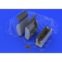 1/48 Aircraft- MiG21 Wheel Wells for EDU (Photo-Etch and  Resin)(D)