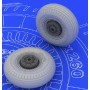 1/48 Aircraft- IL2 Wheels for TAM (Resin)