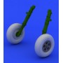 1/48 Aircraft- Spitfire Mk V Wheels for ARX (Resin)(D)