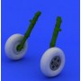 1/48 Aircraft- Spitfire Mk I Wheels for ARX (Resin)(D)