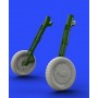 1/48 Aircraft- Bf109G6 Wheels (Resin)