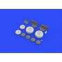 1/48 Aircraft- MiG23BN Wheels for TSM (Photo-Etch and  Resin)(D)