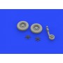 1/48 Aircraft- Bf109G2 Wheels for EDU (Resin)(D)