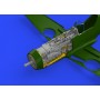 1/48 Aircraft- Bf109F Engine and  Fuselage Guns for EDU (Photo-Etch and  Resin)(D)